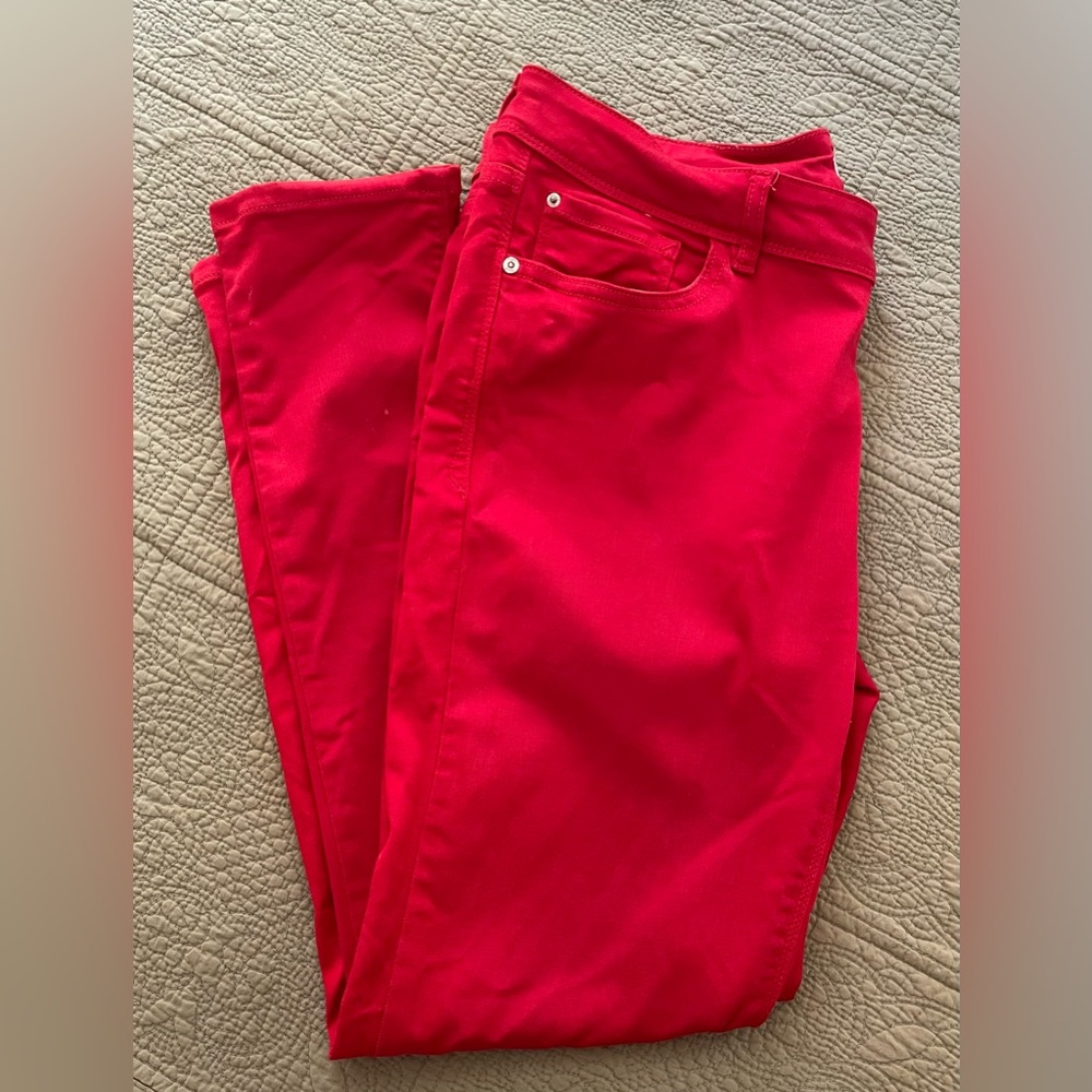 Kensie Red Ankle biter pant